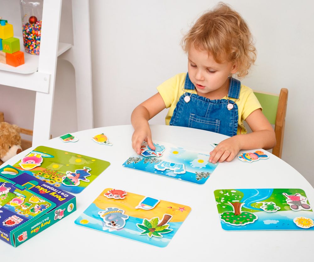 Гра з липучками «Пори року»