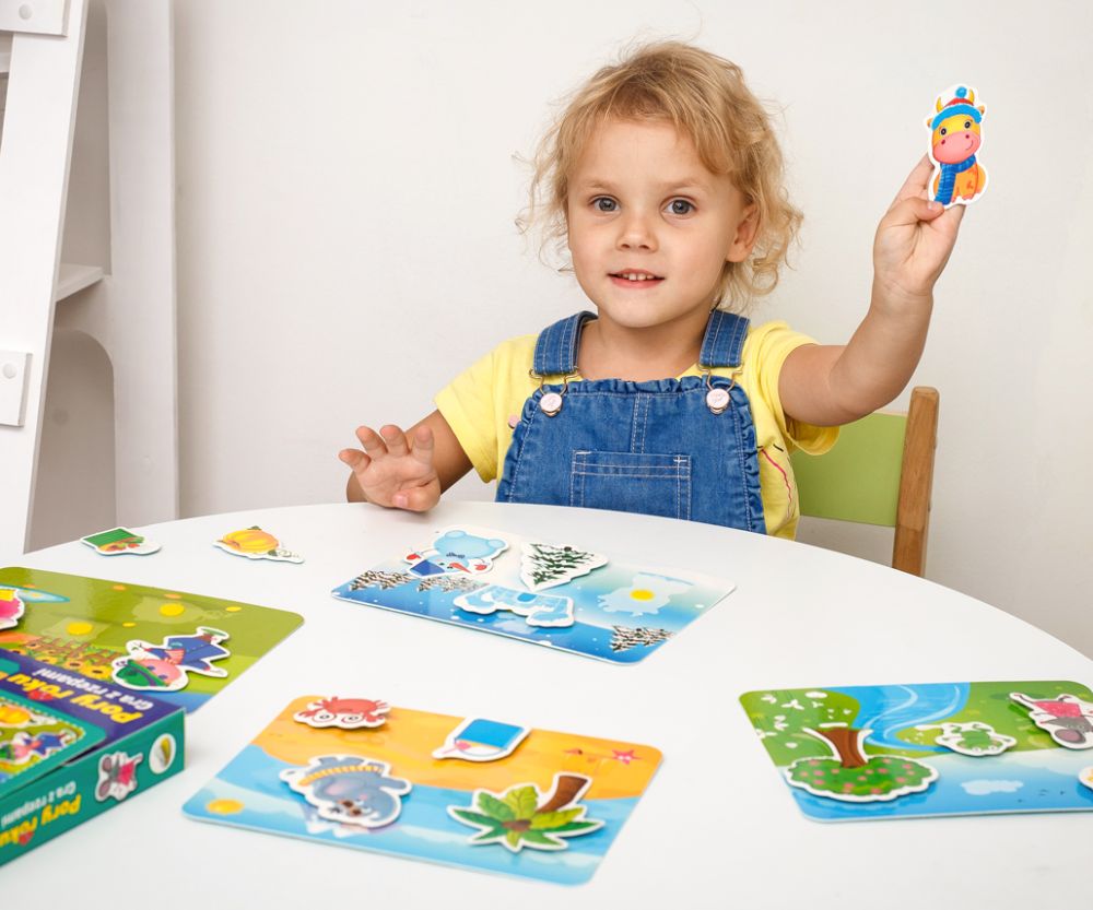 Гра з липучками «Пори року»