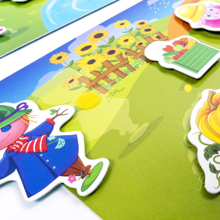 Гра з липучками «Пори року»