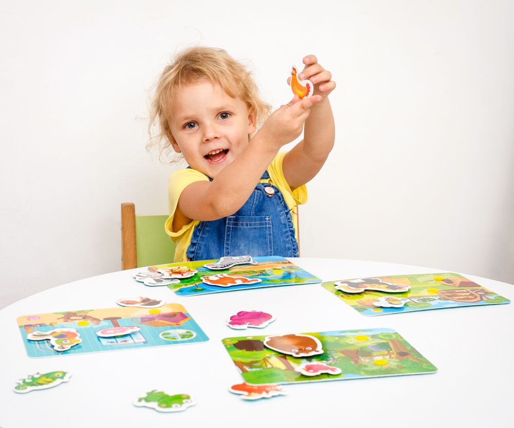 Гра з липучками «Хто де живе?»