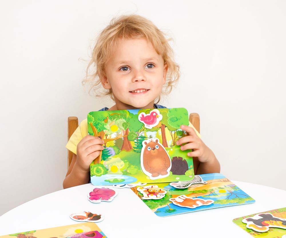 Гра з липучками «Хто де живе?»