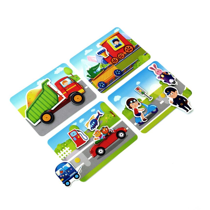 Гра з липучками «Транспорт»