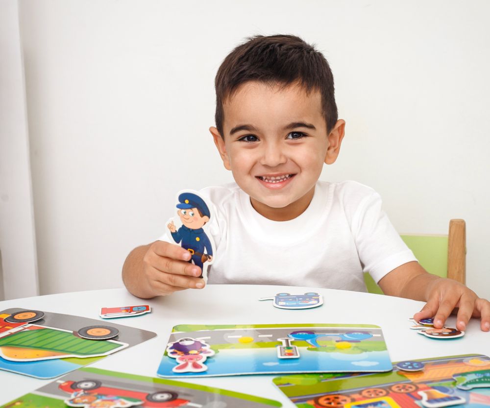 Гра з липучками «Транспорт»