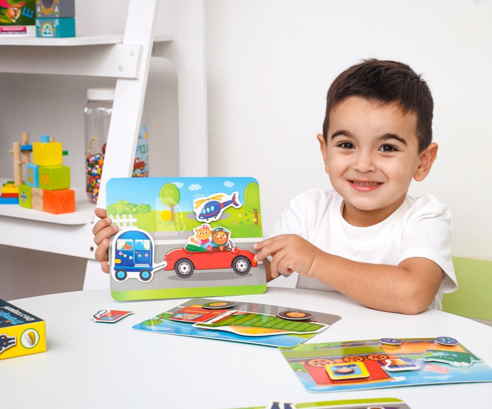 Гра з липучками «Транспорт»