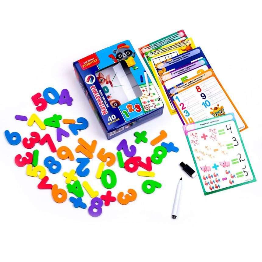 Гра настільна «Магнітний набір. Математика»