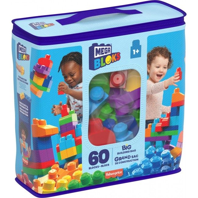 Конструктор класичний у мішку (60 дет.) Mega Bloks
